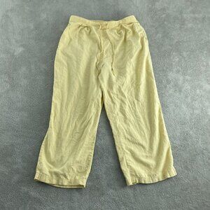 Orvis Womens Elastic Waist Linen/Rayon Blend Relaxed Fit Pants Size 14  0335